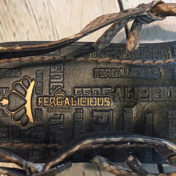 Fergalicious Shoes faux snakeskin sandal - Picture 7 of 7